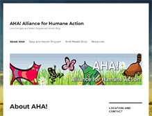 Tablet Screenshot of ahaworks.org